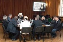 В Издательском Совете был организован круглый стол, посвященный 70-летию избрания на Московский Патриарший престол митрополита Сергия (Страгородского)